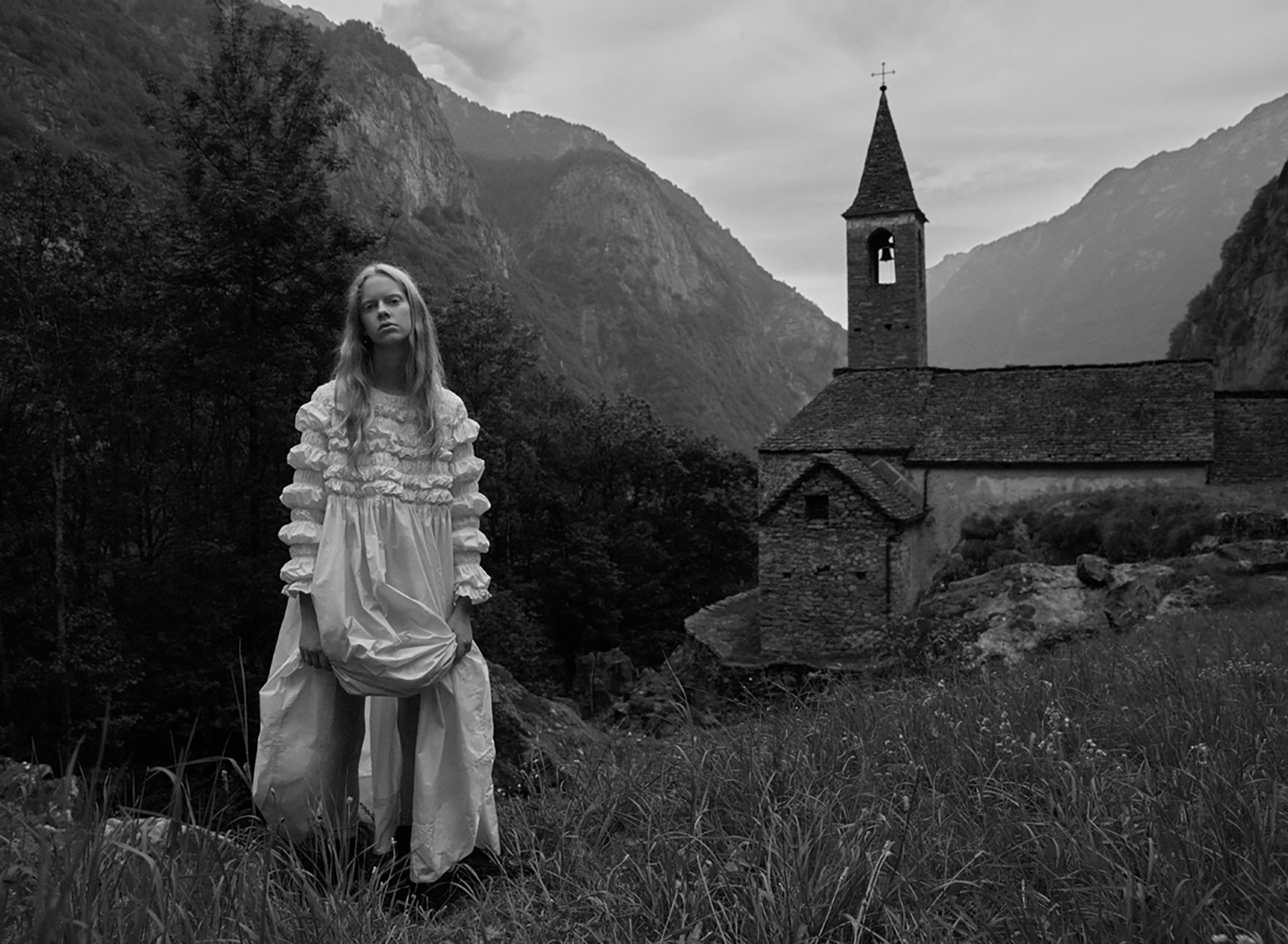 Stylist: Bridie Gilbert, Photographer: Rahel Weiss - Russh Magazine, Valle Maggia, October 2017