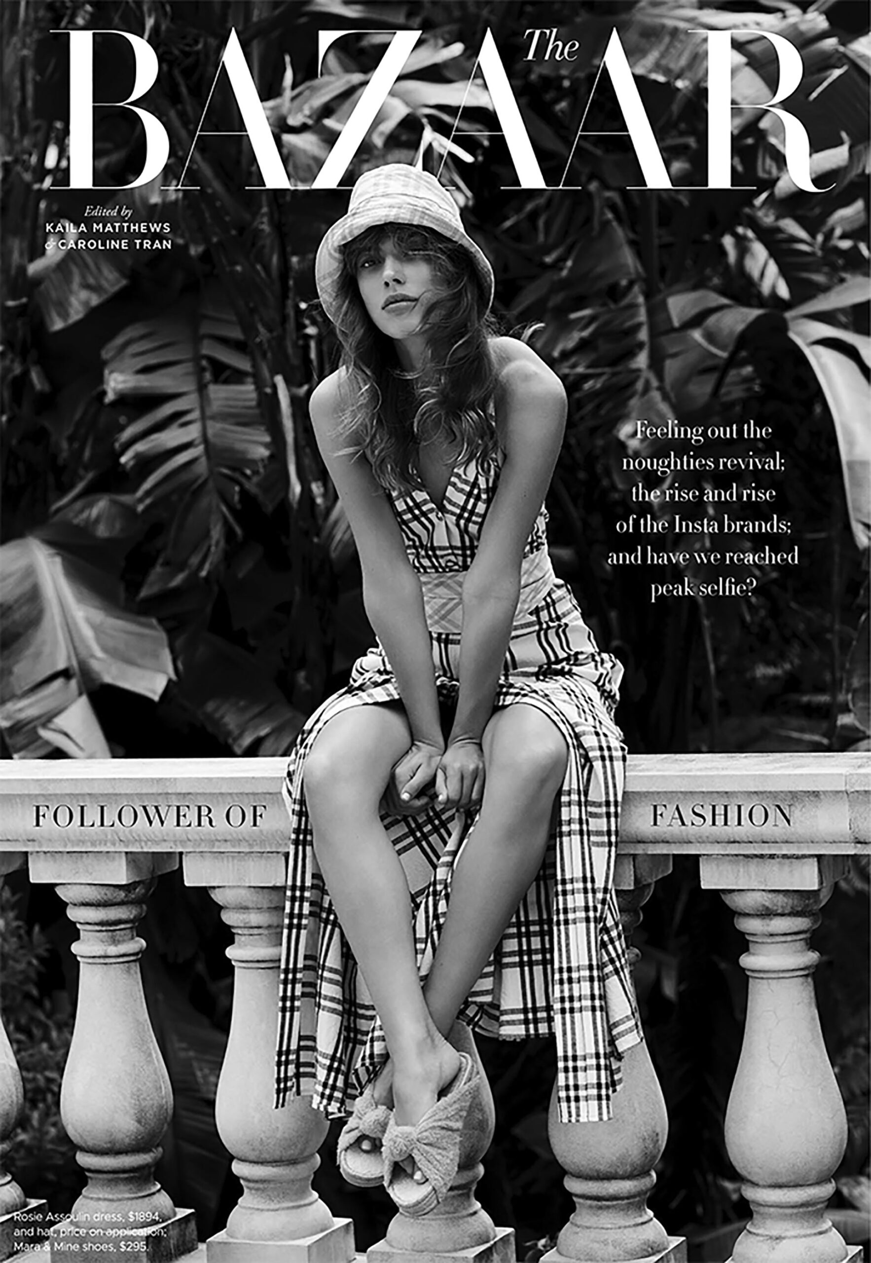 Harper's Bazaar Noughties January, 2018 by  Hannah Scott-Stevenson