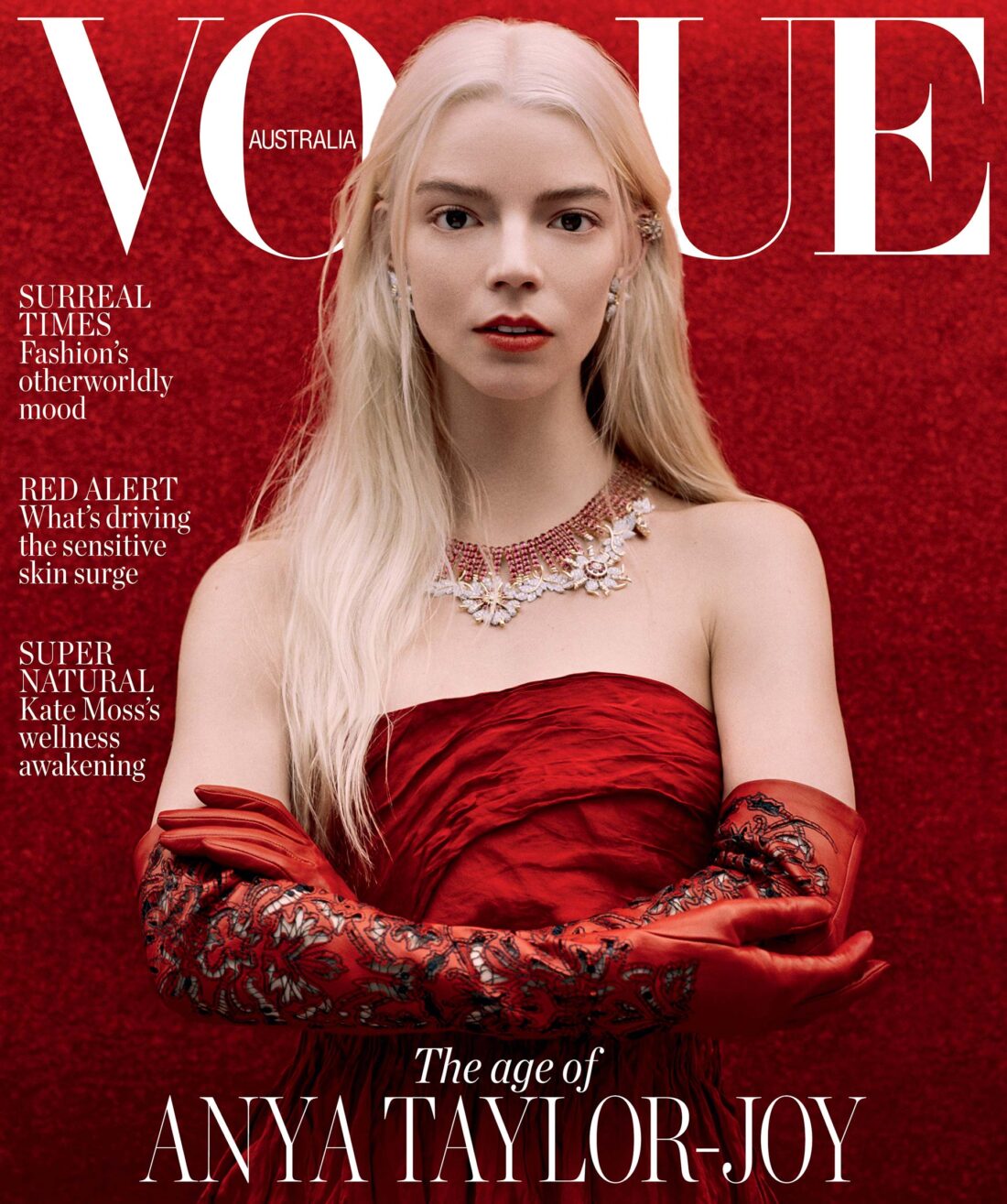 Vogue Australia Anya Taylor-Joy October, 2022 by Natalie Turnbull 