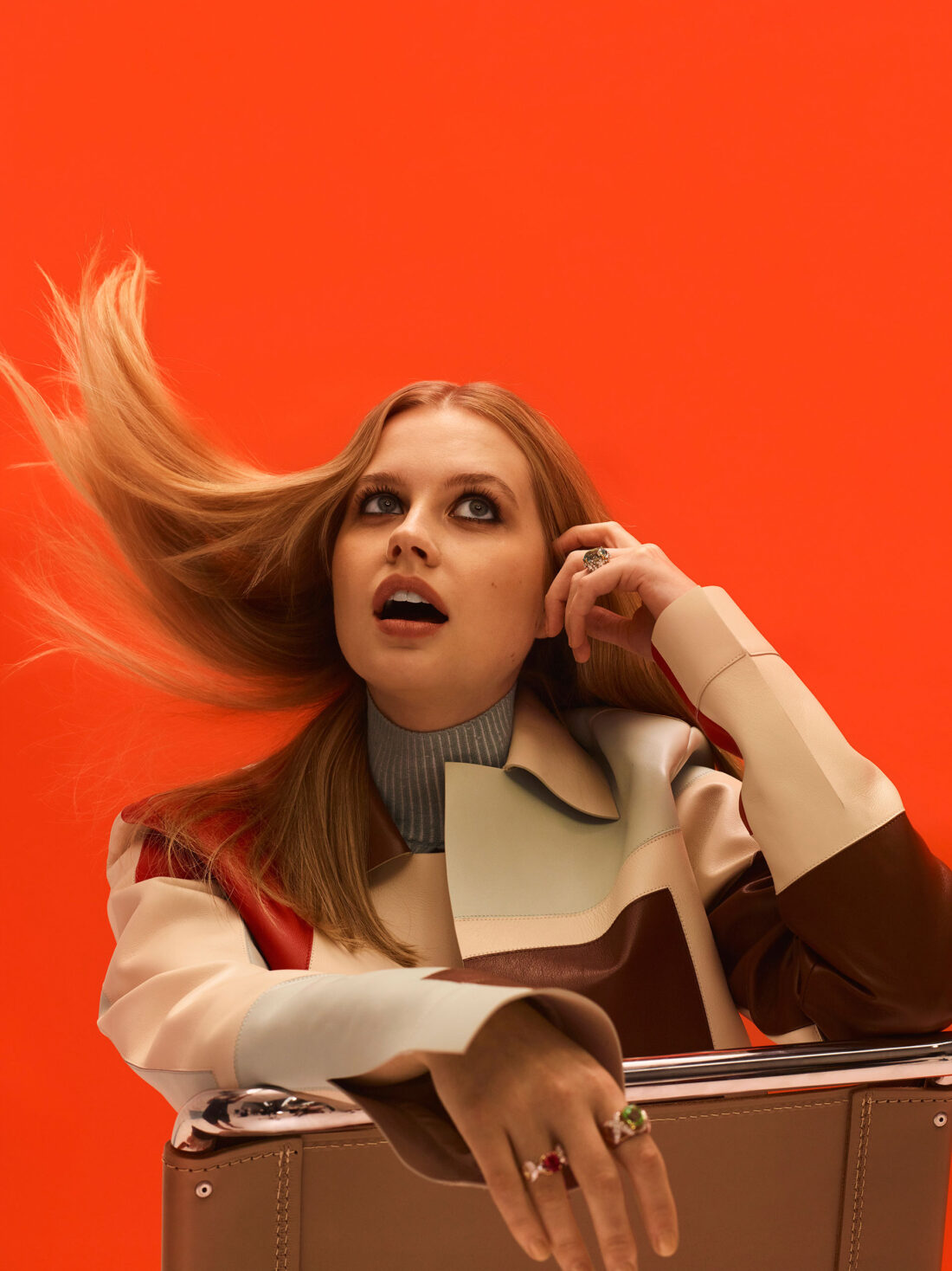 Harper's Bazaar Angourie Rice cover Febuary, 2024 by Simon Eeles Natalie Turnbull 