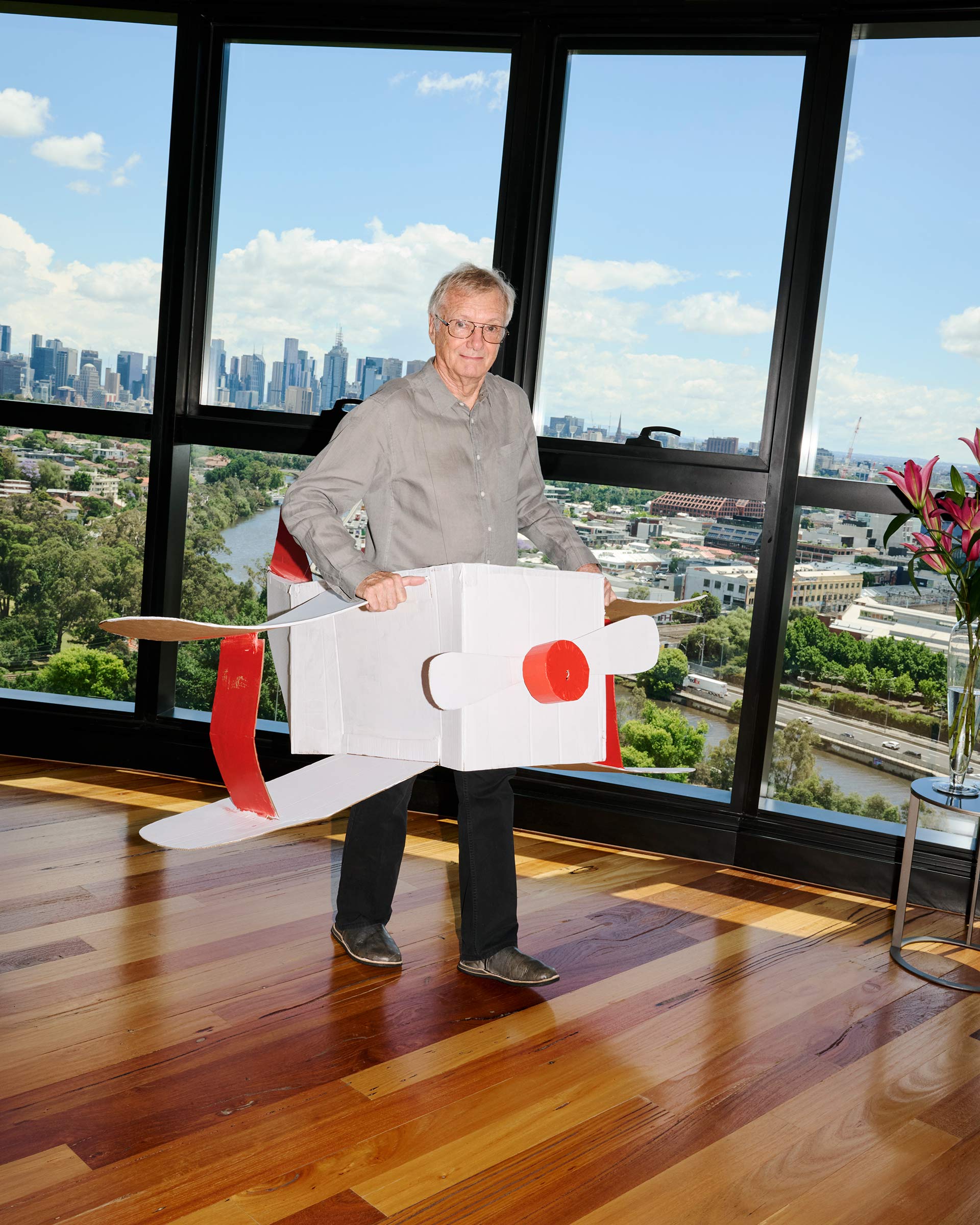 Australian Financial Review High Flyer Magazine x Tony Wheeler February, 2025 by  Jo Duck