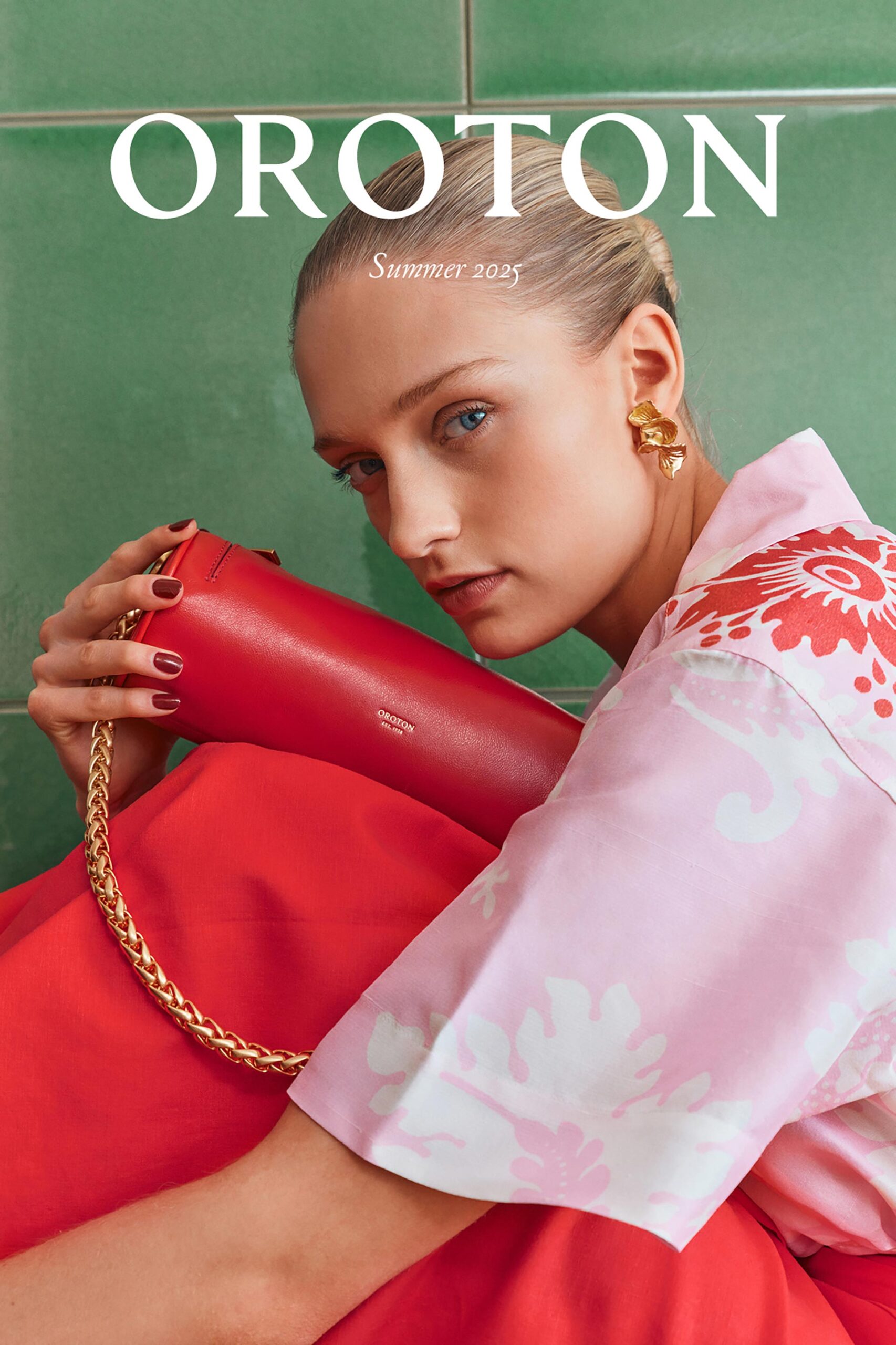 Oroton Summer 25 campaign October, 2025 by  Victoria Zschommler Matthew Edwards