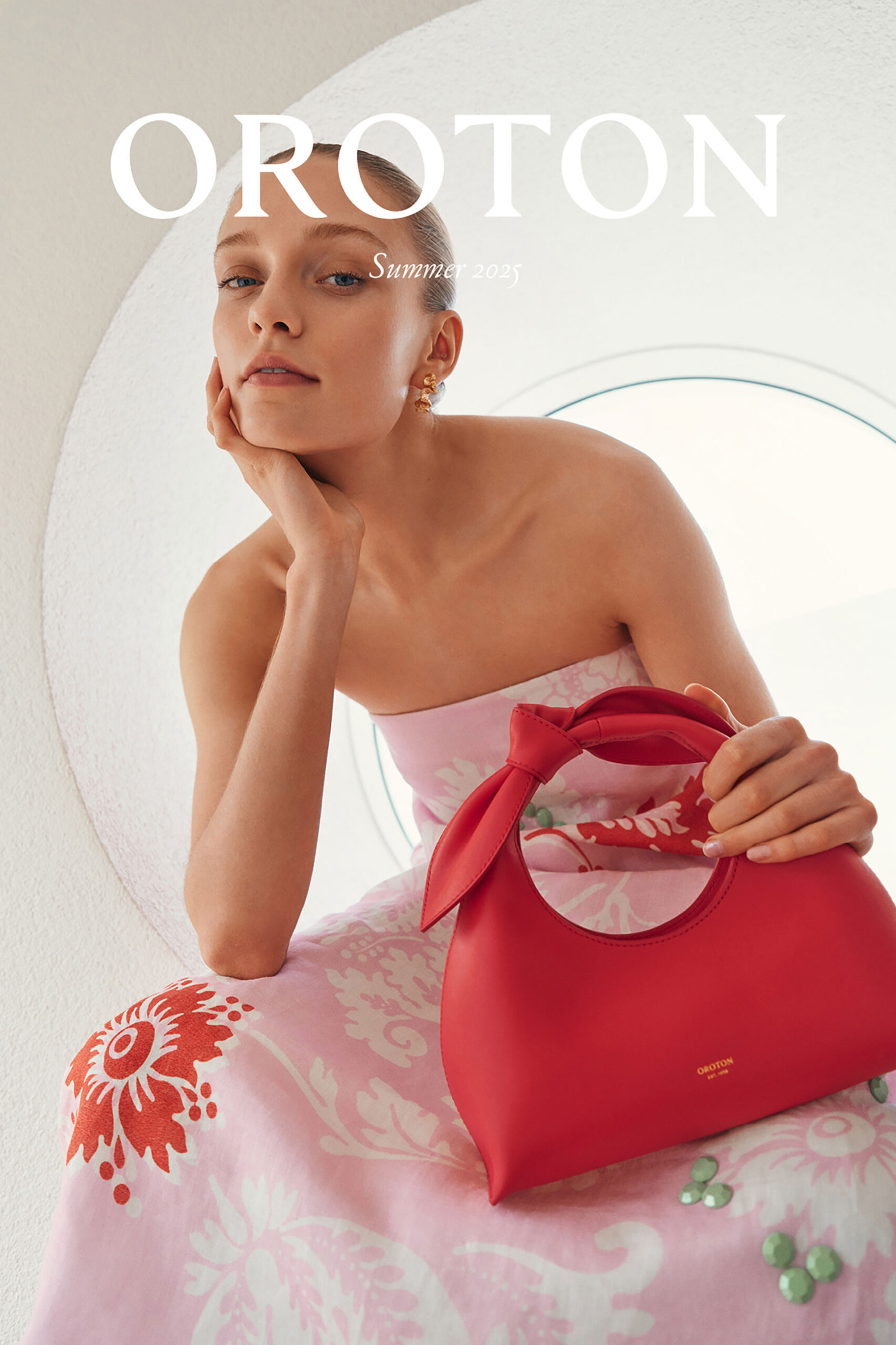 Oroton Summer 25 campaign October, 2025 by  Victoria Zschommler Matthew Edwards