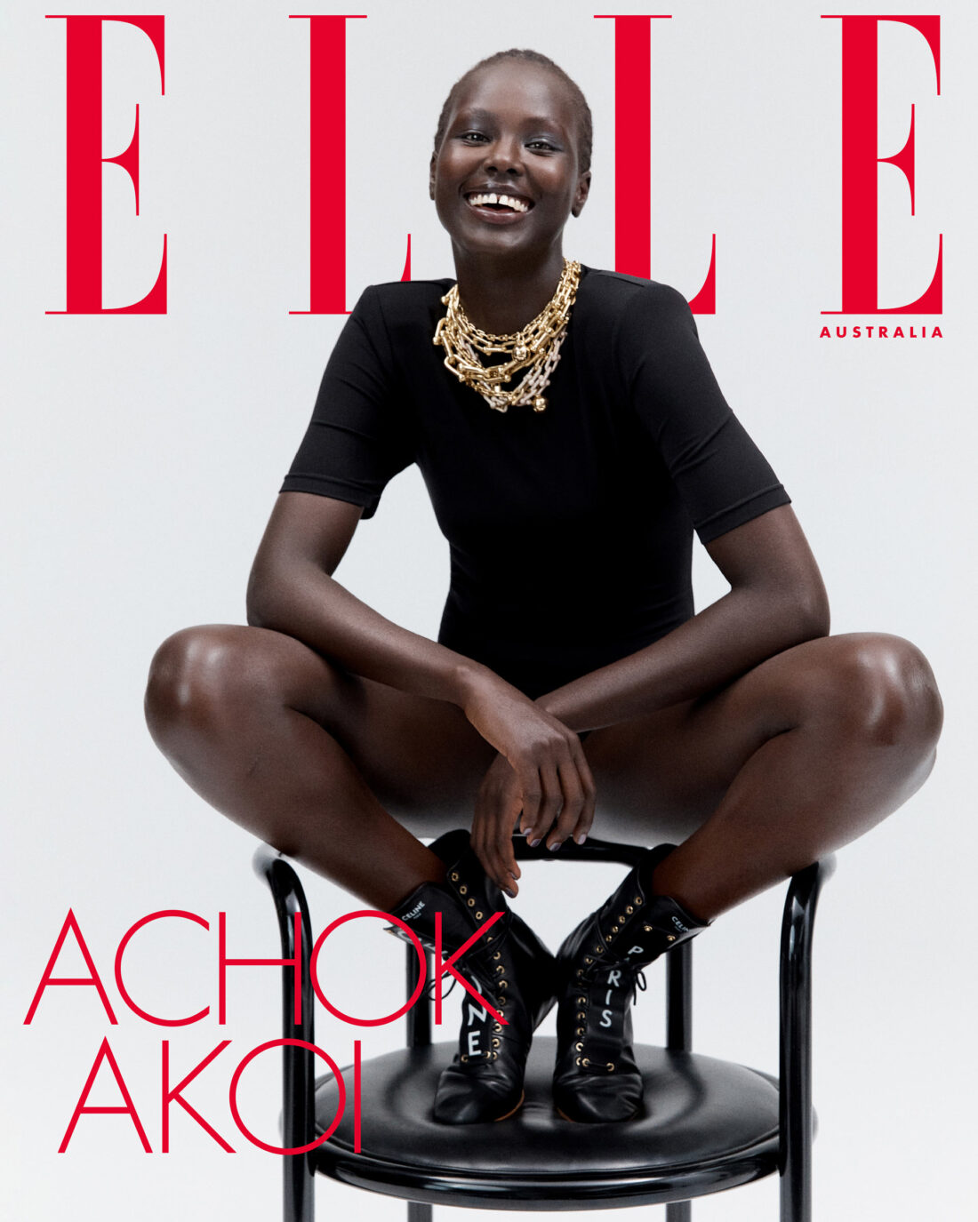 Elle Australia Achok Akoi January, 2026 by Hannah Scott-Stevenson 