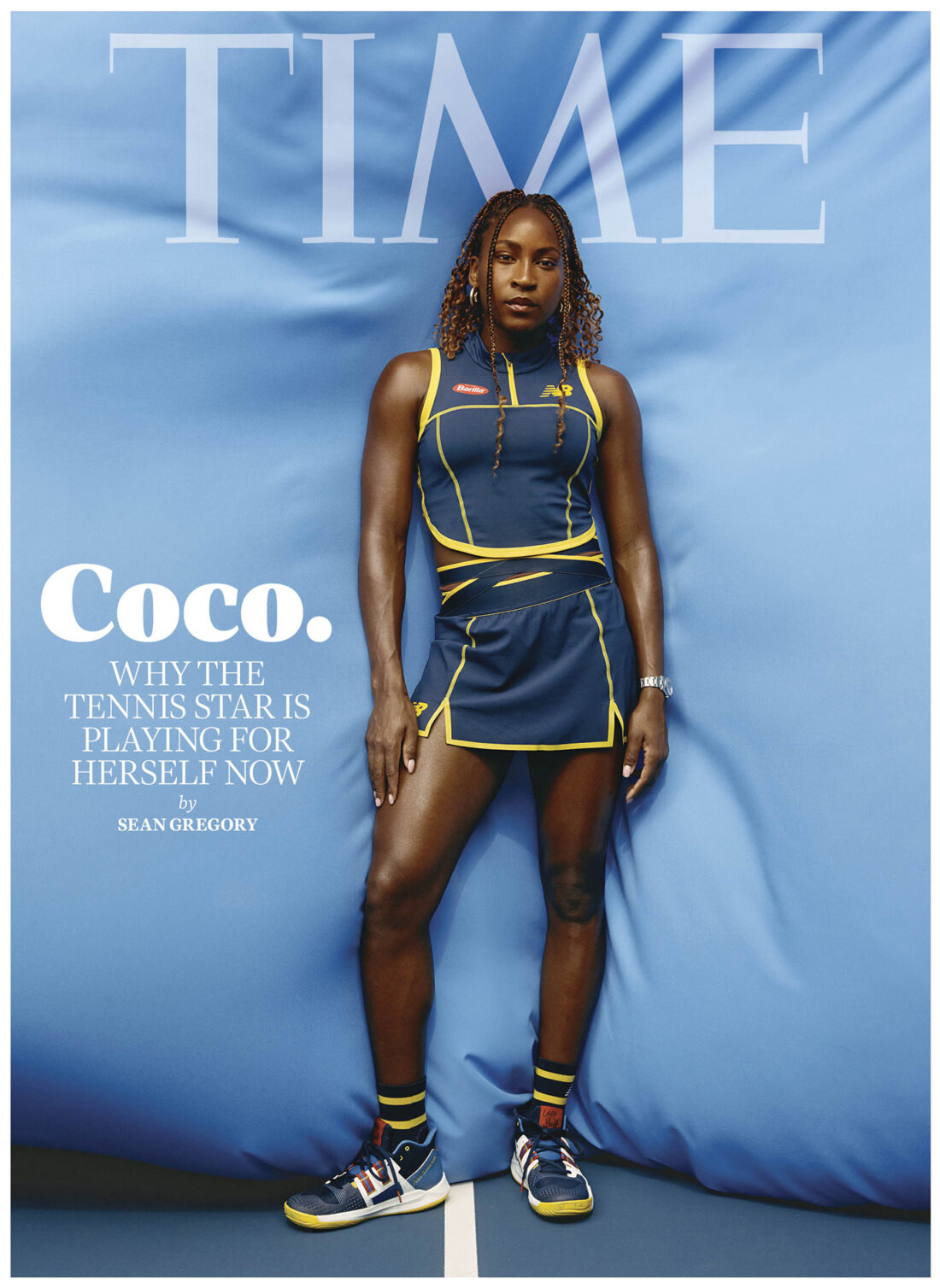 Time Magazine Coco Gauff Cover January, 2024 by Henry King 