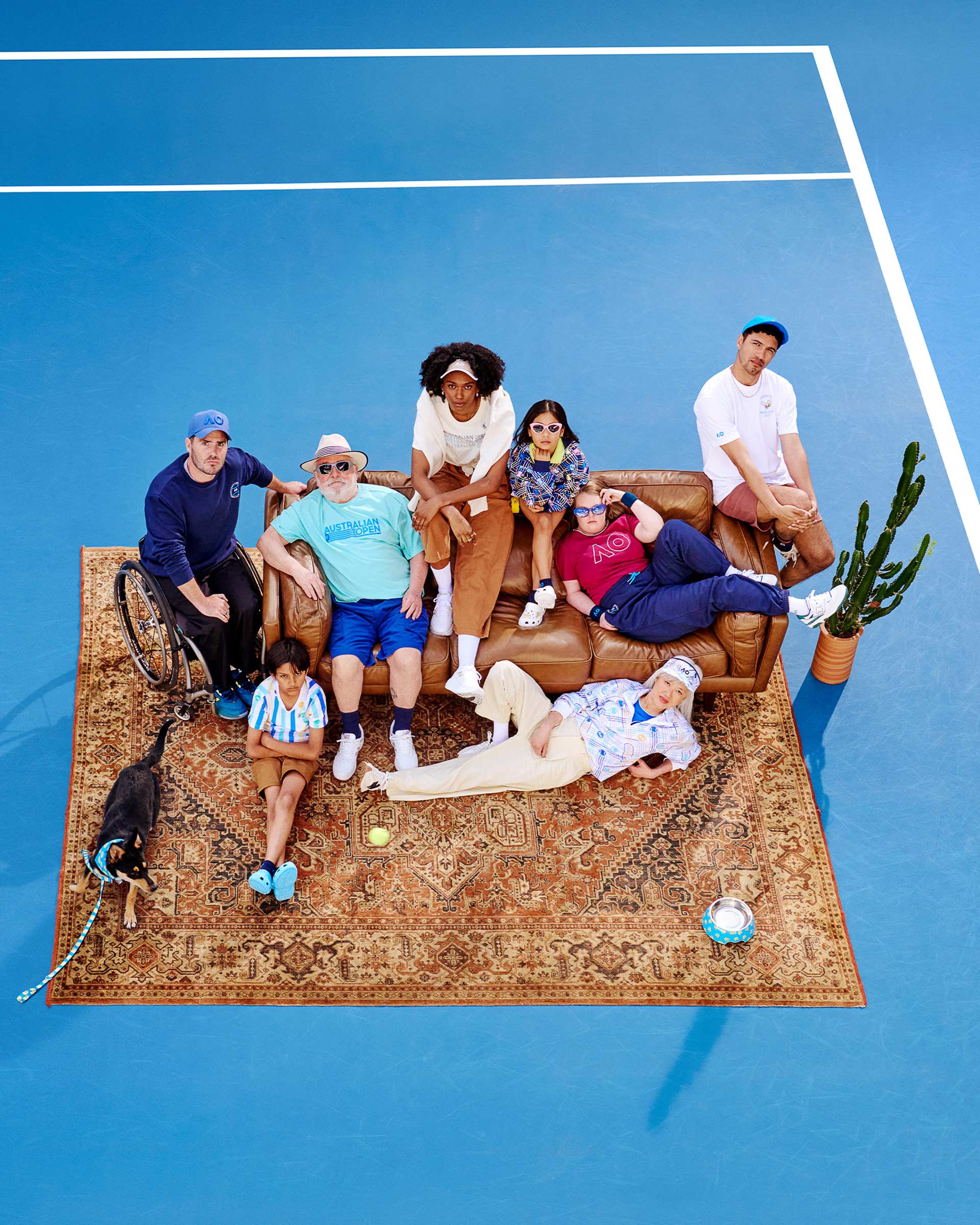 Australian Open Merch Campaign December, 2024 by  Henry King Jo Duck