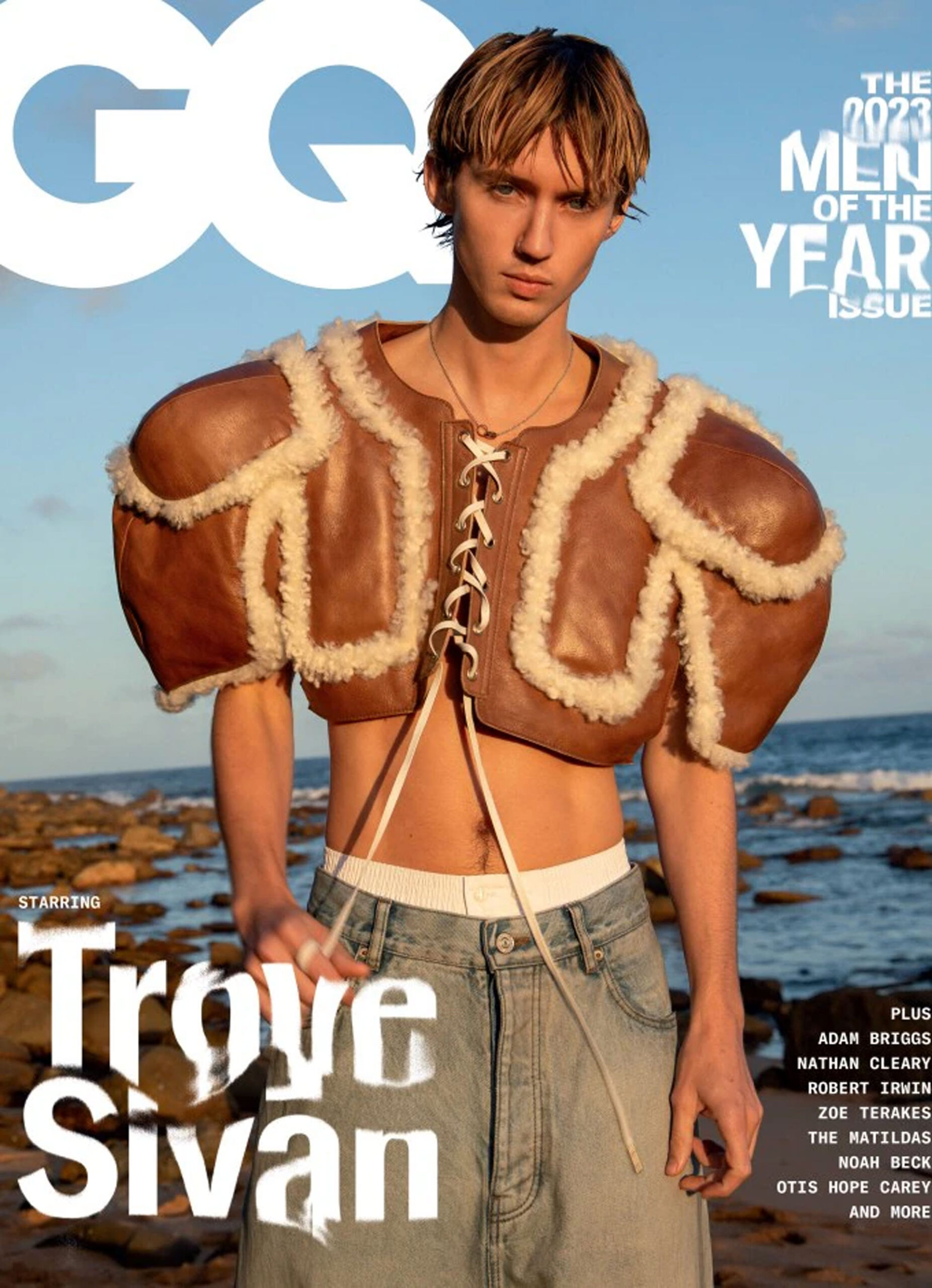 GQ Troye Sivan cover December, 2023 by  Zac Bayly