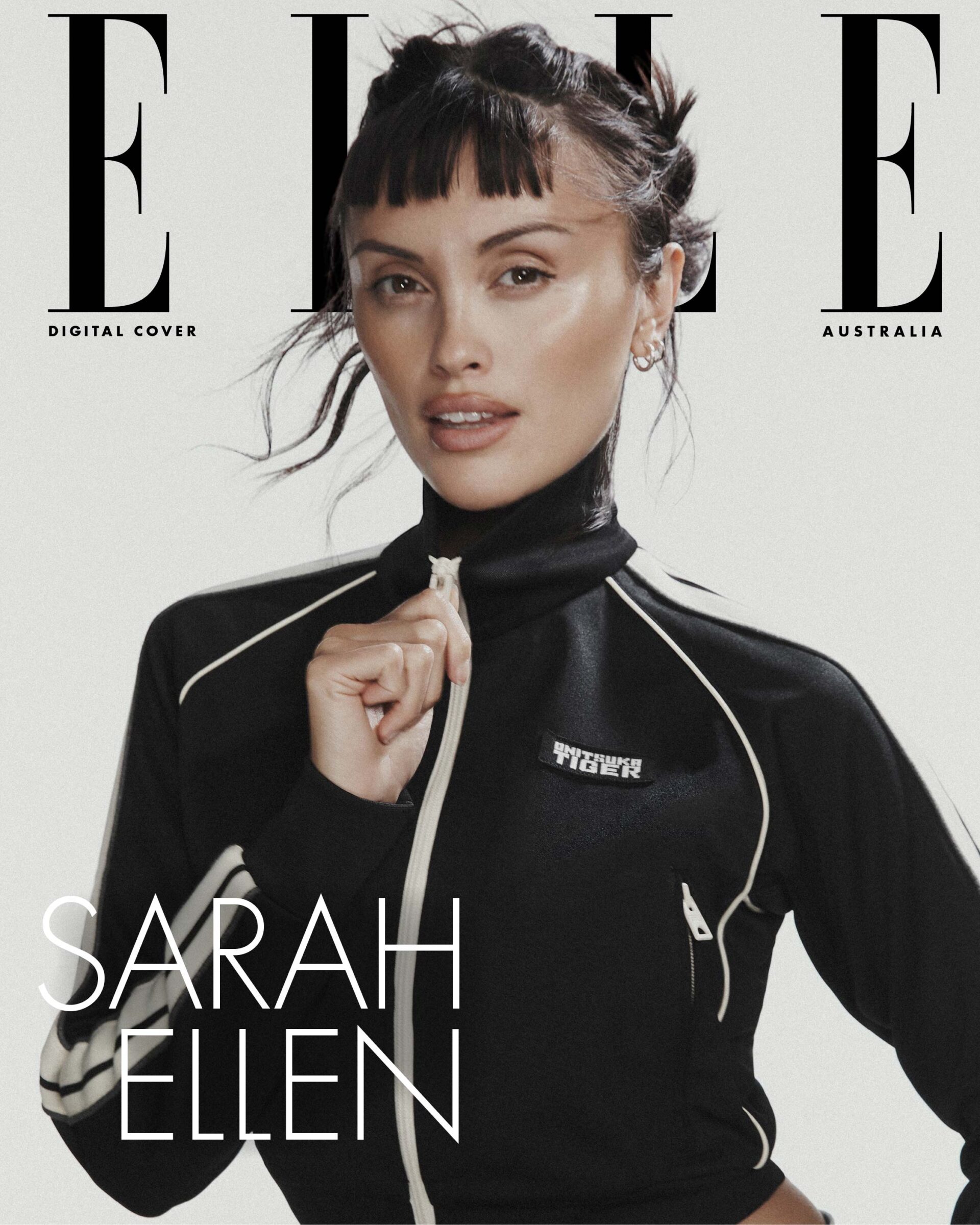 Elle Magazine Sarah Ellen x Onitsuka Tiger August, 2026 by  Hannah Scott-Stevenson