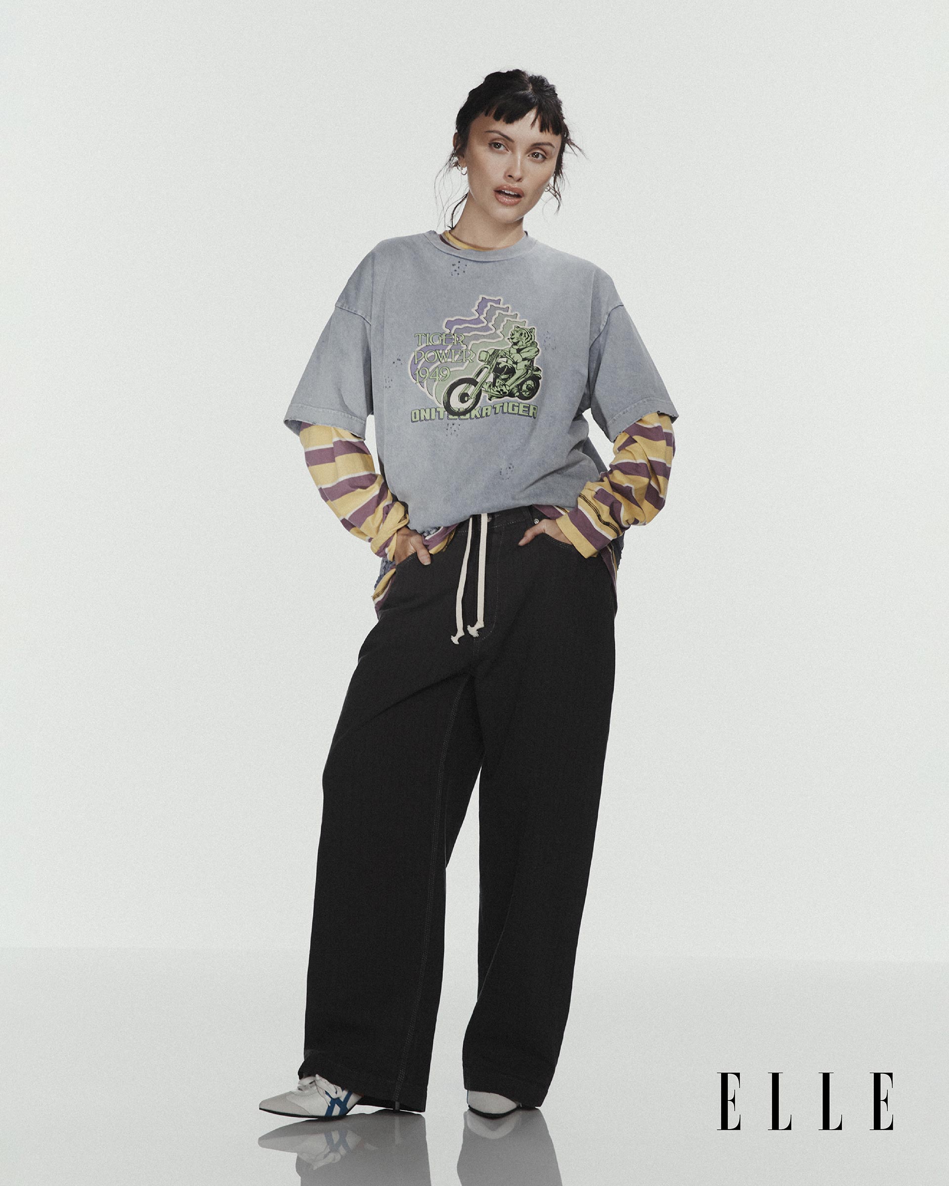 Elle Magazine Sarah Ellen x Onitsuka Tiger August, 2026 by  Hannah Scott-Stevenson